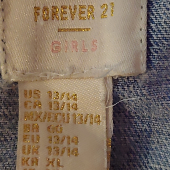 Forever 21 Jean Jacket 13/14 - Picture 3 of 3